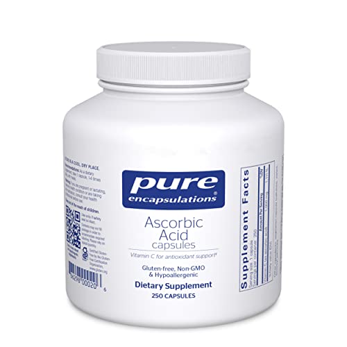 Pure Encapsulations Ascorbic Acid Capsules | Vitamin C Supplement Pure Encapsulations Au supplements