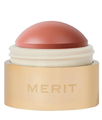 Merité Beverly Hills Cream Blush, Lightweight Buildable Color Balm with Vitamin E for Cheeks and Lips Flush Balm Cream Blush (0.31oz) (Beverly Hills - soft peach) Generic Au supplements