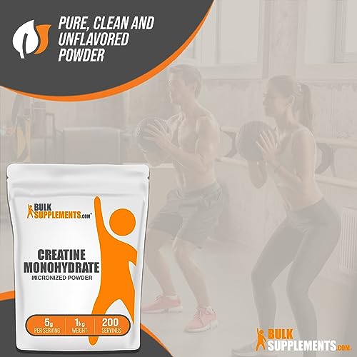 BulkSupplements Micronized Creatine Monohydrate Powder (1 kilogram) BULKSUPPLEMENTS.COM Au supplements