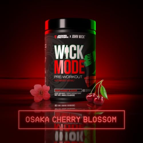 Jacked Factory X John Wick - Wick Mode Pre Workout Powder - Intense Energy, Battle-Rea Jacked Factory Au supplements