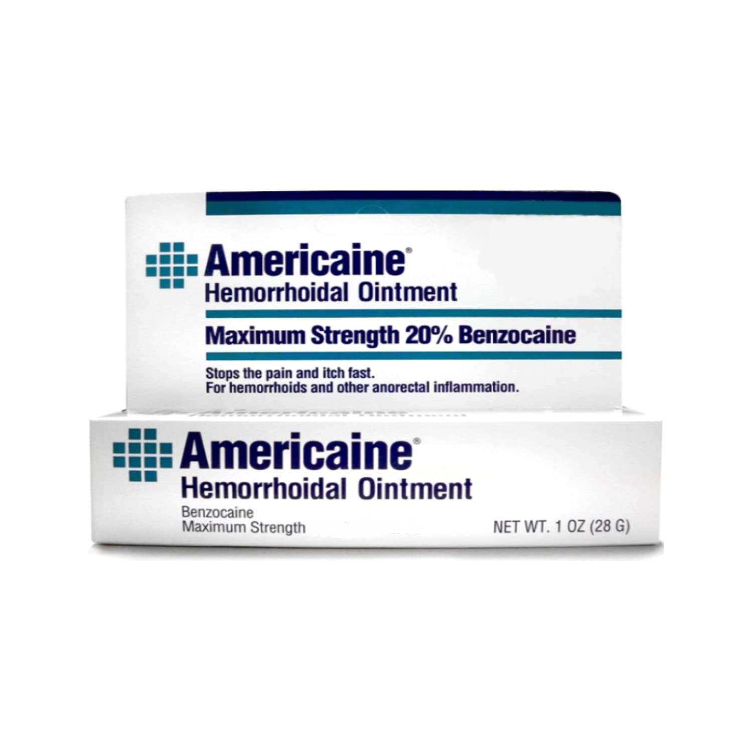 Americaine Hemorrhoidal Ointment Maximum Strength 20% Benzocaine 1 oz (Pack of 2) Americaine Au supplements