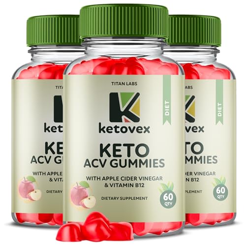 (3 Pack) Ketovex Keto ACV Gummies Advanced Weight Loss, Ketovex ACV Keto Gummies