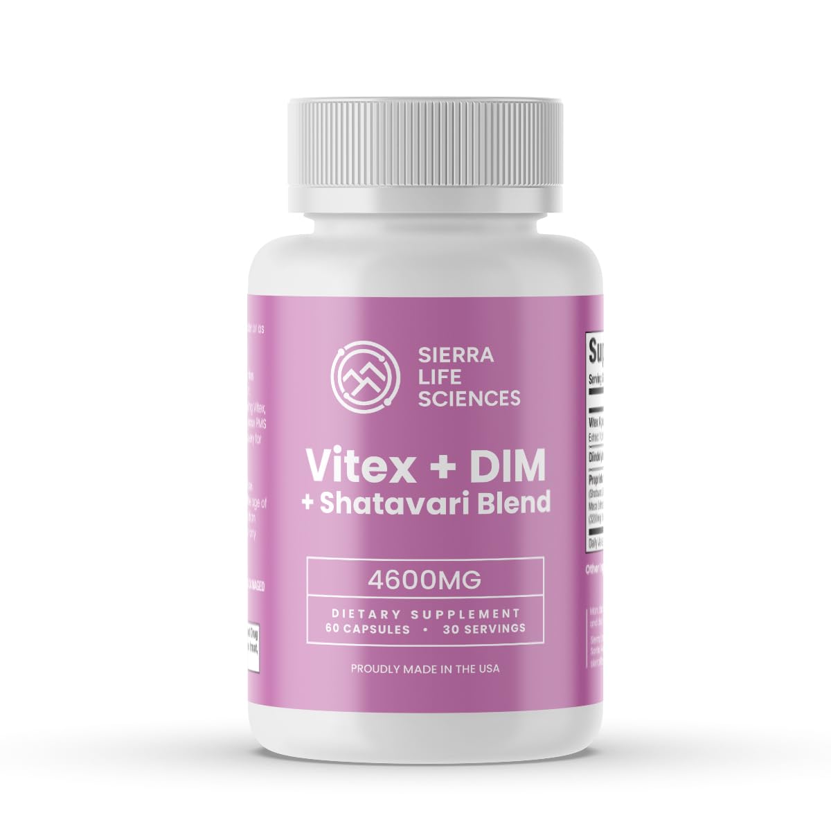 SIERRA LIFE SCIENCES Hormonal Balance Blend for Women – Vitex, DIM, Shatavari + Adaptogenic Support – Menstrual & Menopause Relief – Vegan, Clean-Label Formula – 4600mg – 60 Capsules SIERRA LIFE SCIENCES Au supplements