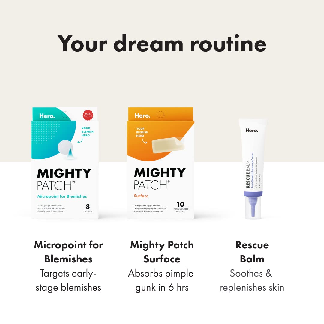 Mighty Patch™ Surface patch from Hero Cosmetics - Hydrocolloid Spot Patch for Body Mighty Patch Au supplements