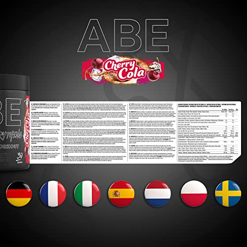 ABE All Black Everything Pre Workout Energy, Increase Physical Performance with Citrulline Applied Nutrition Au supplements