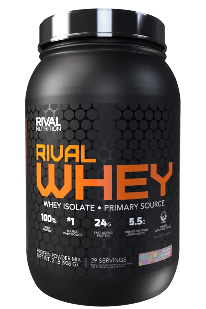 Rivalus Rivalwhey – Fruity Cereal 2lb - 100% Whey Protein, Whey Protein Isolate Primary Rivalus Au supplements