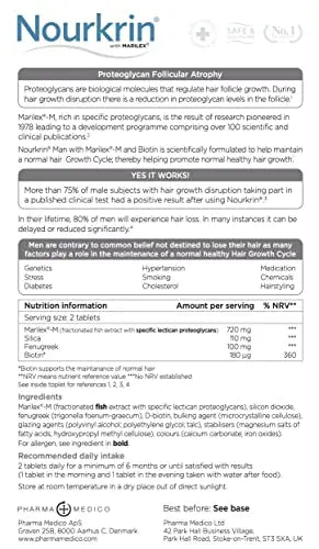 Nourkrin Man 60 Tablets (1 Month Supply) Nourkrin Au supplements