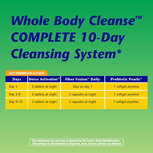 Nature's Way Whole Body Cleanse Complete, 10 Day Detox Cleansing System Kit with Probiotics Enzymatic Therapy Au supplements