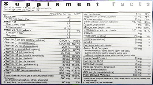 Youngevity Ultimate Classic® - Mega Multi-Vitamin & Mineral Complex - 16 Vitamins, 70+ Minerals, 12+ Amino Acids, Grape Seed, CoQ10, and More - Highly Absorbable Liquid (32 Fl Oz - Pack of 1) Youngevity Au supplements