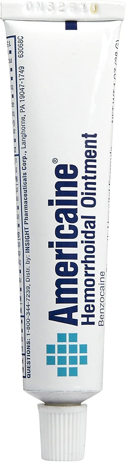 Americaine Hemorrhoidal Ointment Maximum Strength 20% Benzocaine 1 oz (Pack of 2) Americaine Au supplements