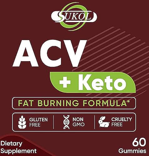 60 Counts Keto ACV Gummies Advanced Formula - Diet Gummies for Women & Men Sukol Au supplements