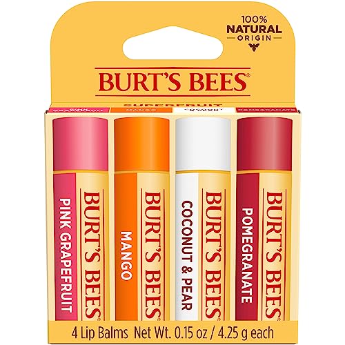 Burt's Bees 100% Natural Moisturizing Lip Balm (Superfruit) Burt's Bees Au supplements