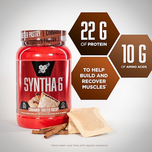 BSN SYNTHA-6 Whey Protein Powder with Micellar Casein, Milk Isolate, Cinnamon Toaster BSN Au supplements