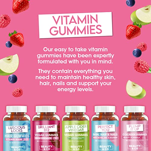 Beauty & Co Collagen Gummies by - 120 Marine Collagen Gummies with Biotin, Vitamin C & Selenium (120) Beauty & Co Au supplements