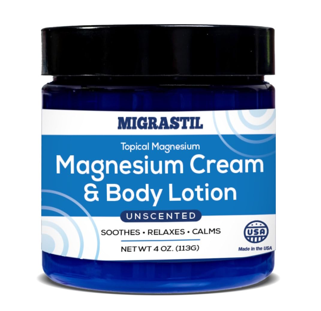 Basic Vigor Migrastil Extra Strength Migraine Stick & Topical Magnesium Cream Bundle Basic Vigor Au supplements