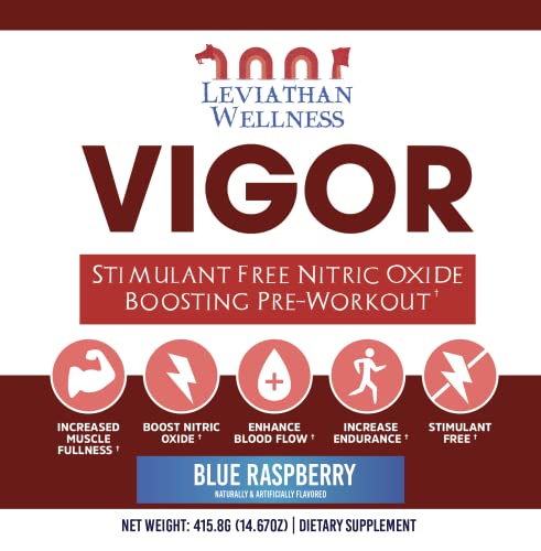 Leviathan Wellness Vigor - Stimulant Free, Nitric Oxide Boosting Pre-Workout Powder Leviathan Wellness Au supplements