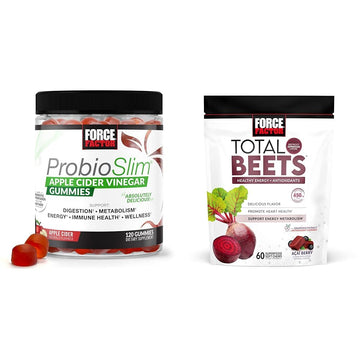 Force Factor ProbioSlim Apple Cider Vinegar Gummies with Organic, LactoSpore Probiotics Force Factor Au supplements