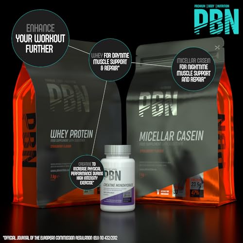 PBN - Premium Body Nutrition Micellar Casein Strawberry 1kg Pouch Premium Body Nutrition Au supplements