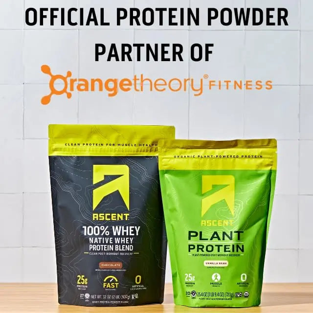 Ascent 100% Whey Protein Powder - Post Workout Whey Protein Isolate, Zero Artificial Flavors & Sweeteners Ascent Au supplements