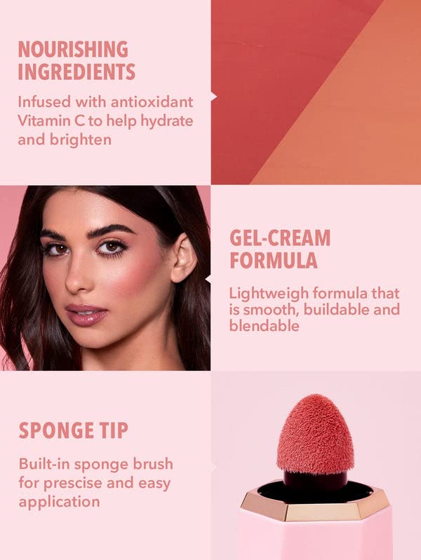 SHEGLAM Color Bloom Liquid Blush Makeup for Cheeks Matte Finish - Love Cake SHEGLAM Au supplements