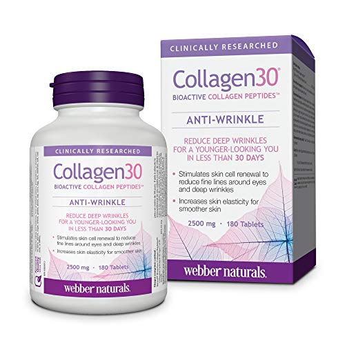 Webber Naturals Collagen30® Bioactive Collagen Peptides 2500 mg 180 Tablets Webber Naturals Au supplements