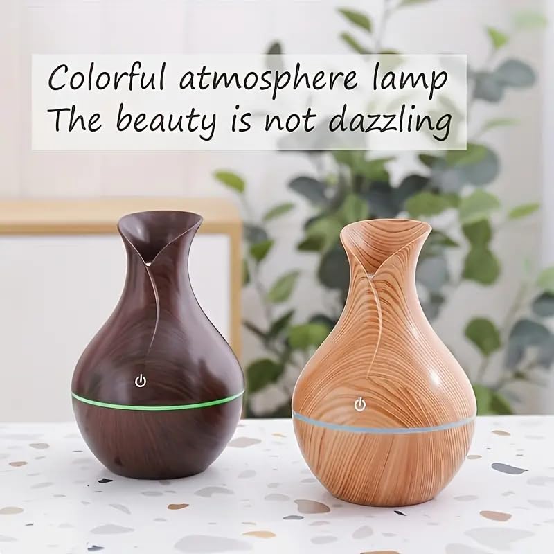 ZZ LIFE Mini Aromatherapy Humidifier Relaxing Cool Mist with Color Changing LEDs Night Light