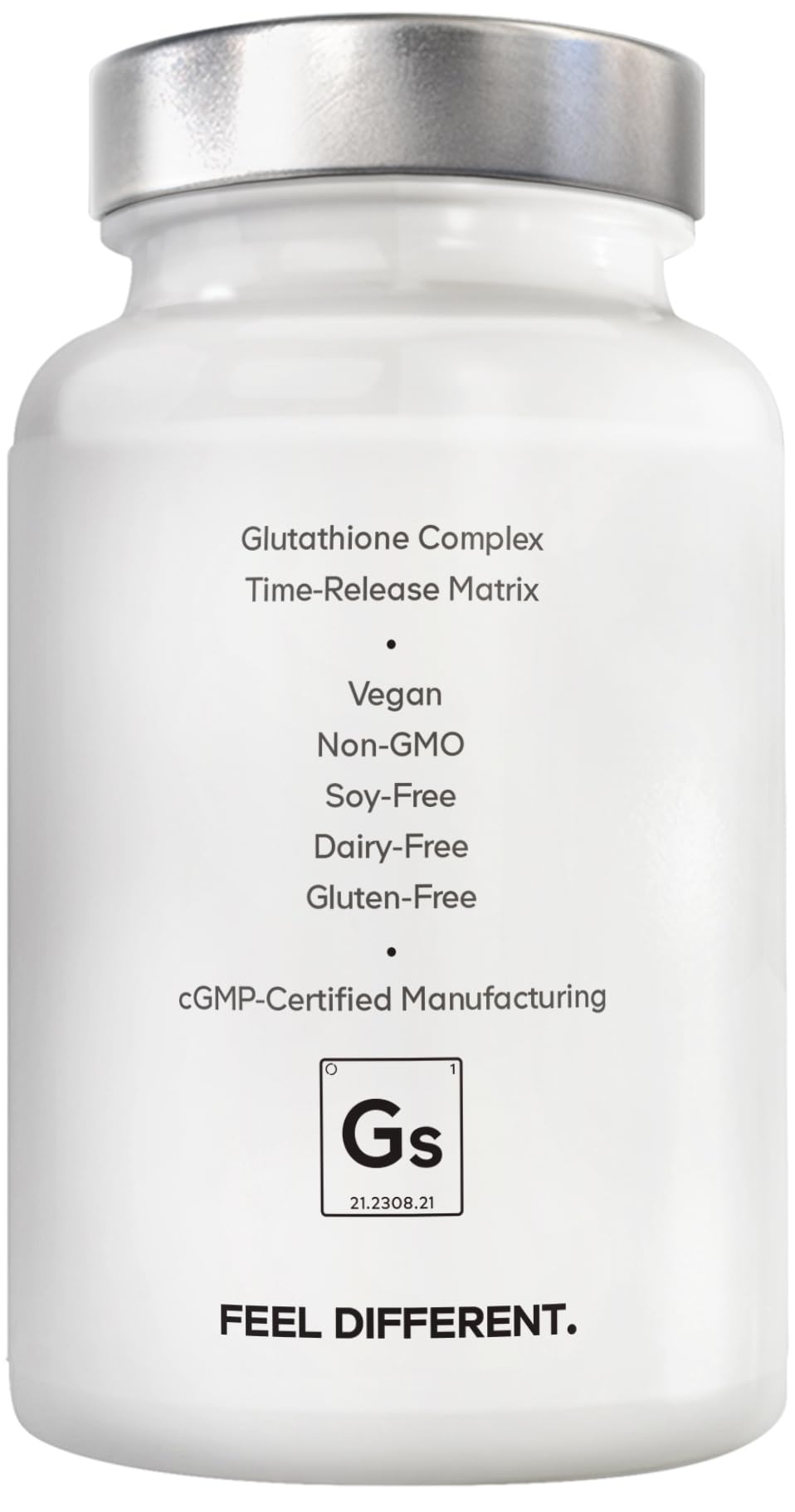 Amen Glutathione-SR+ Advanced Sustained-Release Supplement - 2-Month Supply - Reduced L-Glutathione - Galactomannans Fenugreek Seed - Time-Reduced Matrix - Non-GMO - 60 Capsules Amen Au supplements