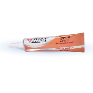 Zymox Veterinarian Strength Topical Cream with 1% Hydrocortisone for Dogs and Cats, 1oz Zymox Au supplements