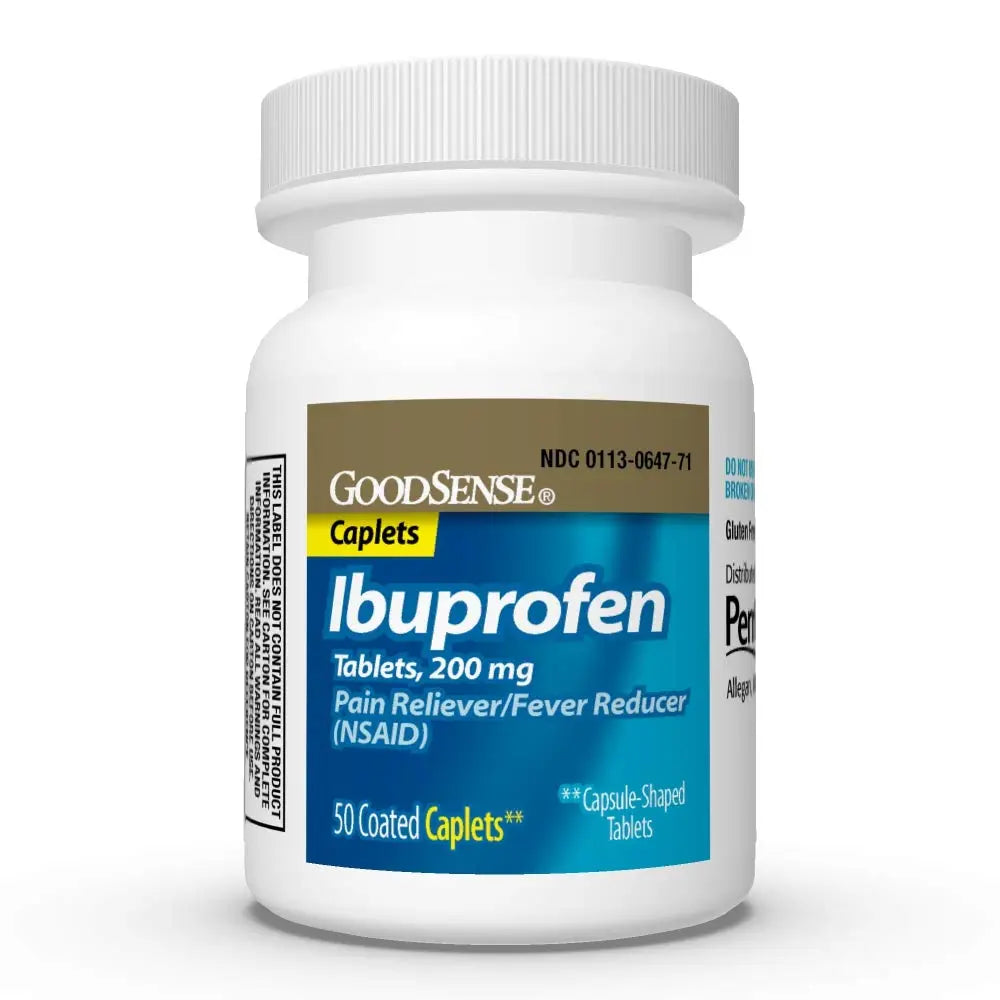 GoodSense Ibuprofen Pain Reliever/Fever Reducer Caplets, 200 mg, 50-Count GoodSense Au supplements