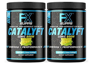 FX Supps Catalyft Pre-Workout Powder Drink for Men & Women, Sonic Boom | Dietary FXSUPPS Au supplements