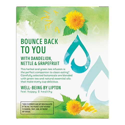 Lipton Green Tea Bags, Herbal Supplement for Detox, 15 Count (Pack of 4) Lipton Au supplements