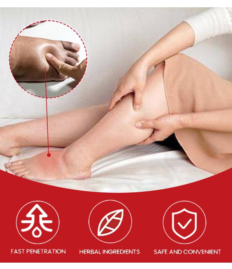 Leg Slimming Massage Cream | Soothing Swelling, Tightening Skin, Auxiliary Care for Reducing Edema （2 Pieces） bobojuju Au supplements