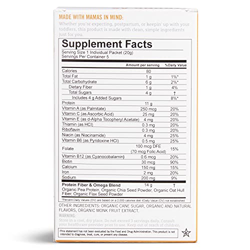 Munchkin Milkmakers Postnatal Recovery Protein Powder with Pea Protein, Lactation