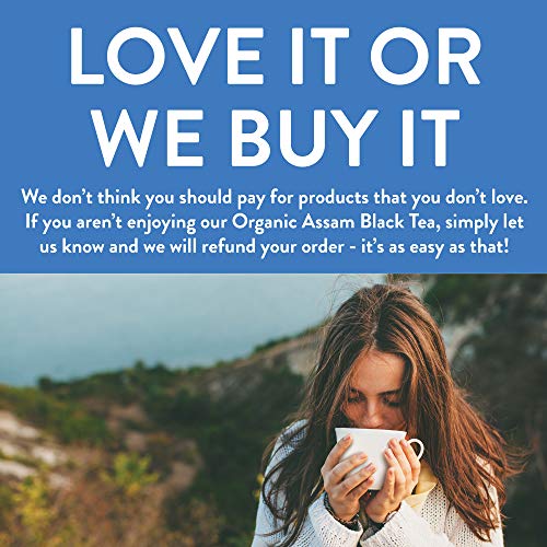 FGO Organic Assam Tea, Eco-Conscious Tea Bags, 100 Count, Packaging May Vary 