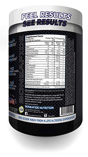 Boneafide Preworkout (Blue Hawaiian) Boneafide Nutrition Au supplements