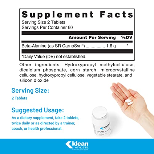 Klean ATHLETE Klean SR Beta-Alanine (Sustained Release) | Delays Fatigue, Supports Klean ATHLETE Au supplements