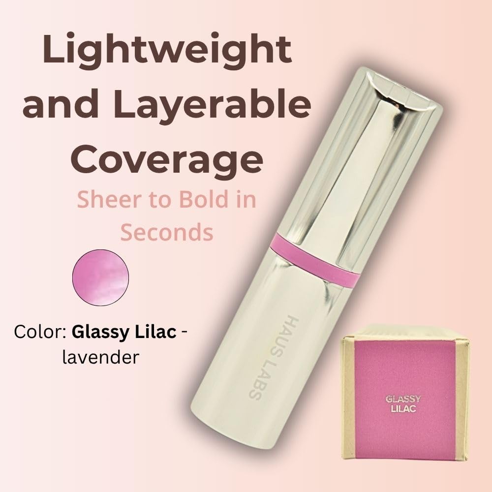 Haus Labs Color Fuse Longwear Hydrating Glassy Lip + Cheek Blush Balm Stick - Glassy Lilac Haus Laboratories Au supplements