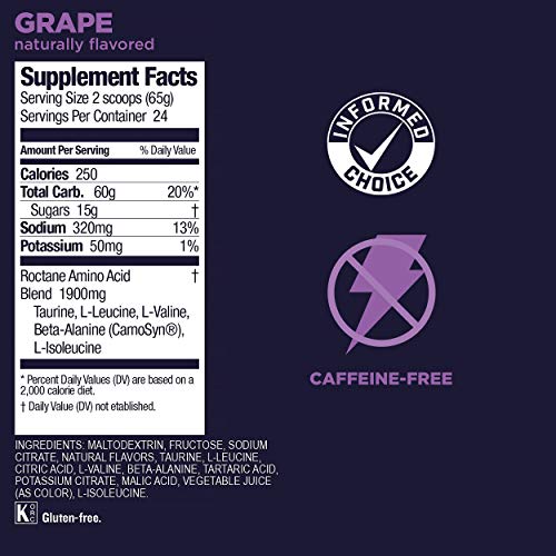 GU Energy Roctane Ultra Endurance Energy Drink Mix, 3.44-Pound Jar, Grap GU Energy Au supplements