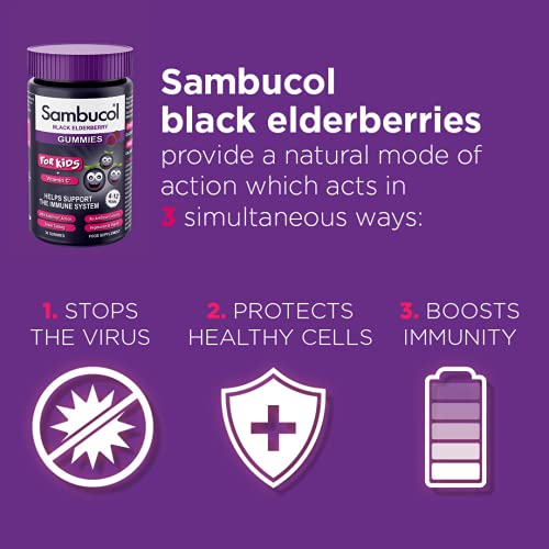 SAMBUCOL KIDS GUMMIES 30'S, 30 Count (Pack of 1) Sambucol Au supplements
