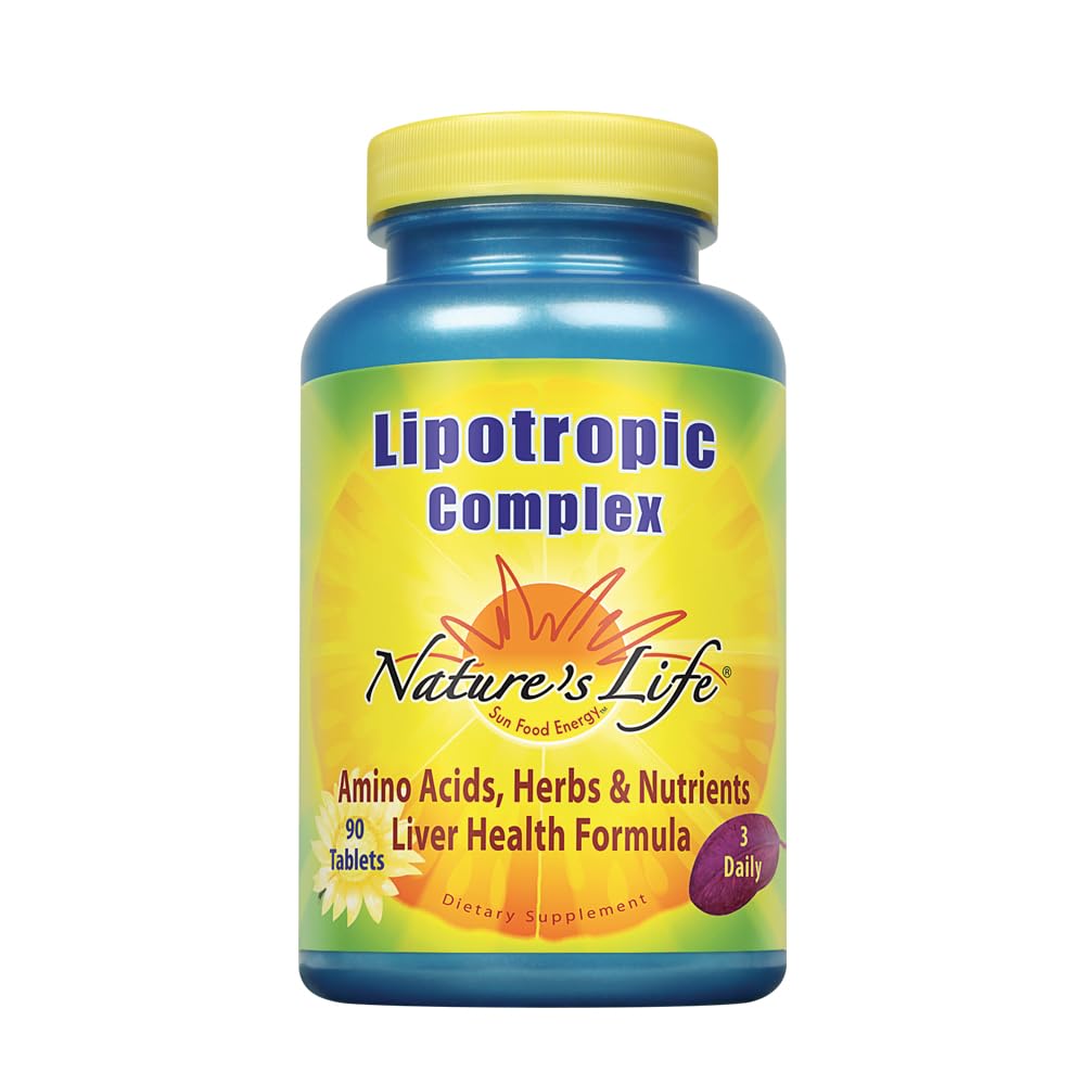 Nature's Life Lipotropic Complex | Comprehensive Support for Healthy Liver Function | with Choline & Inositol | Non-GMO | 90 Vegetarian Tablets Nature's Life Au supplements