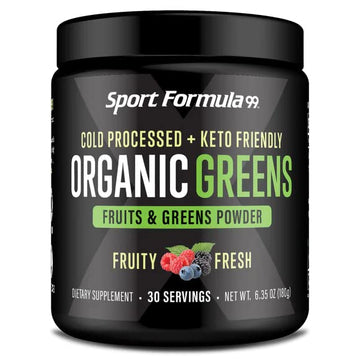 Sport Formula 99 Organic Greens Superfood Powder, Cold Pressed Vegan and Keto Powder, Non-GMO, Low Calorie Daily Green Juice Powder Sport Formula 99 Au supplements