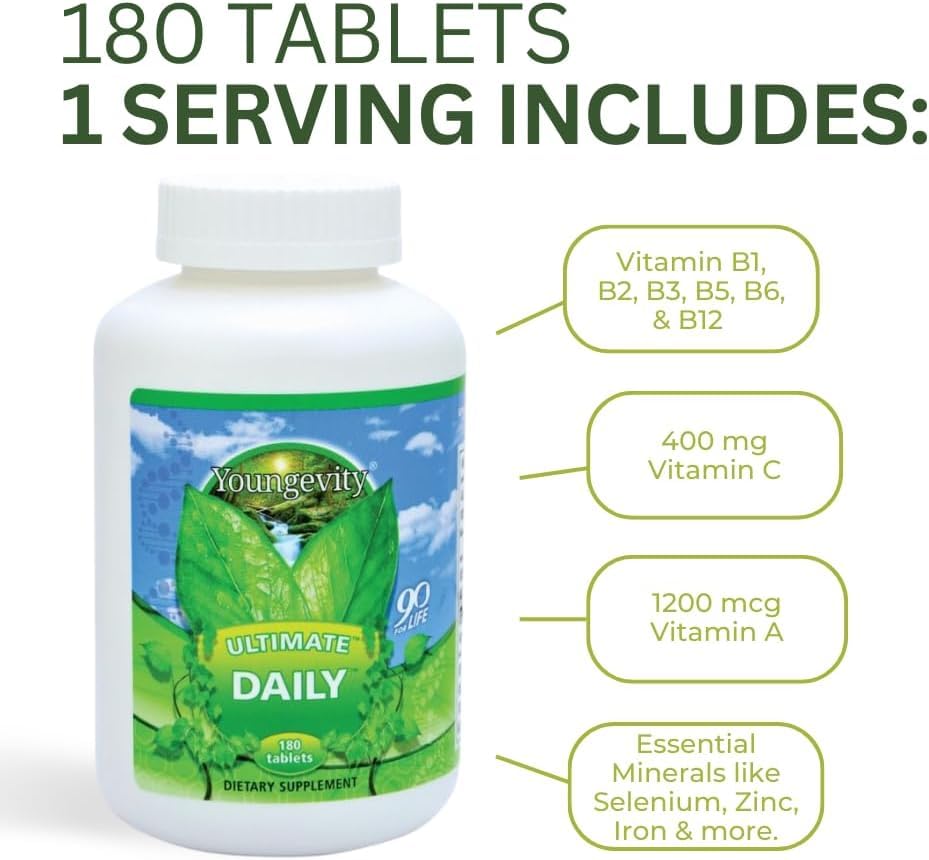 Youngevity Ultimate Daily Capsules 180 Count (Pack of 2) Youngevity Au supplements