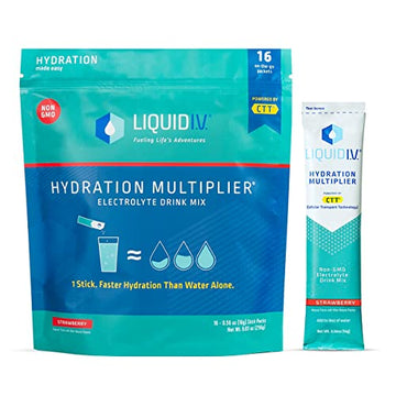Liquid I.V. Hydration Multiplier - Strawberry - Hydration Powder Packets | Electrolyte Drink Liquid I.V. Au supplements
