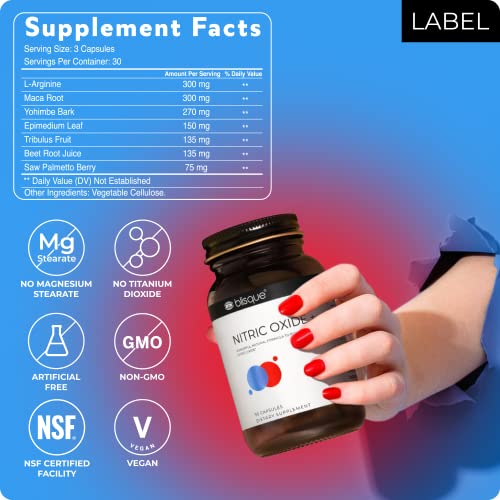 Blisque – Natural Nitric Oxide Booster Supplement for Blood Flow Support and Circulation Blisque Au supplements