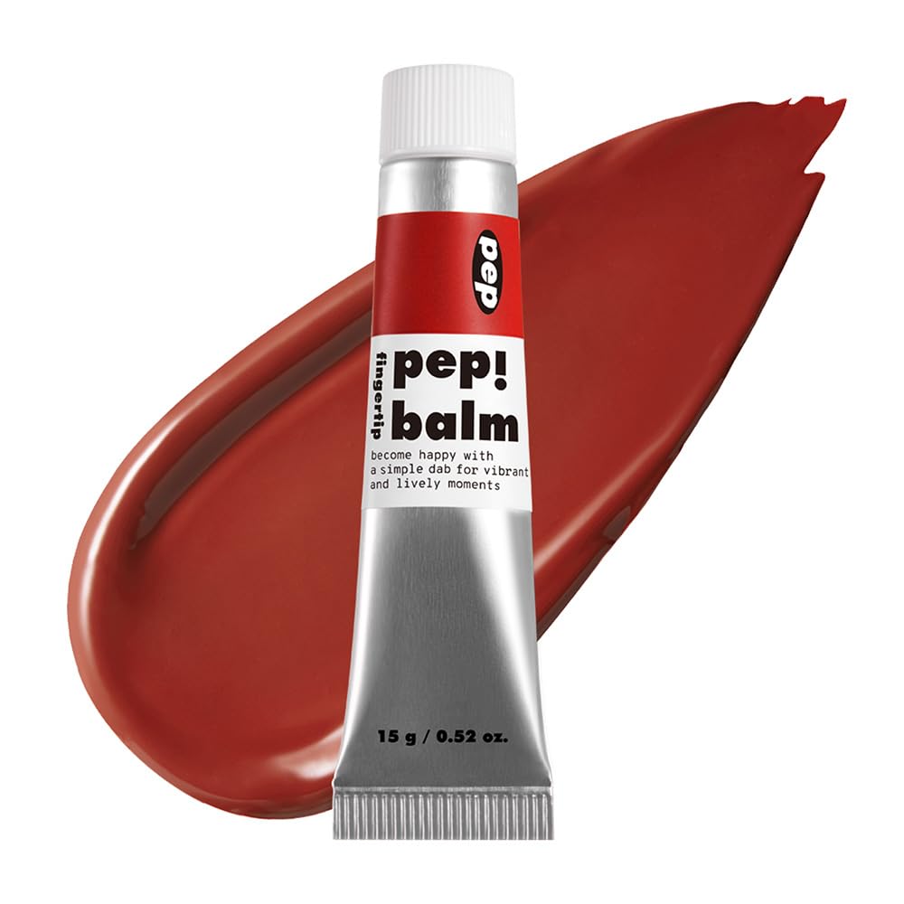 I'M MEME Lip and Cheek Tint - PepBalm 001 Recharger | Wtih Shea Butter, Gift, Liquid Blush, Travel-Friendly, Highly Pigmented, Non-Drying, Sheer Balm Gross Tint, 0.52 Oz I'M MEME Au supplements