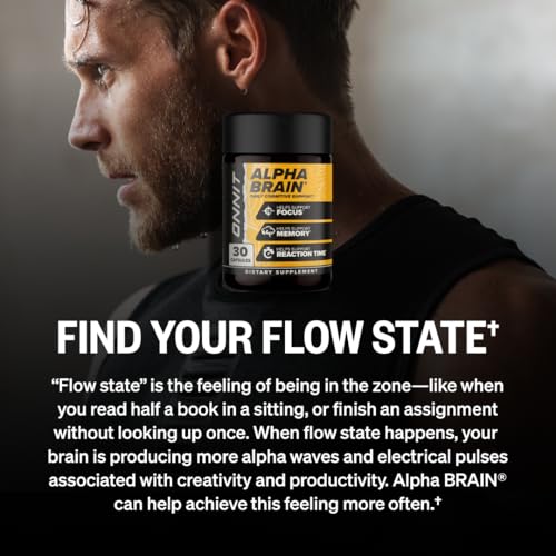 ONNIT Alpha Brain Nootropic Capsules for Men & Women, IGEN Non-GMO Tested Memory, Focus & Mental Clarity, with L-Theanine and Vitamin B6, 30 Count Each, Pack of 3 (90 Capsules) ONNIT Au supplements