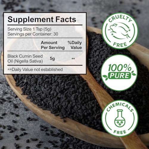 2 Pack Black Seed Oil, Organic Cold Pressed Unrefined Black Seed Oil, Pure Natural Black BDBFZCFP Au supplements