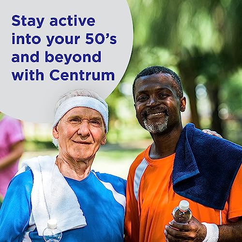 Centrum Silver Men's 50+ Multivitamin with Vitamin D3, B-Vitamins, Zinc for Memory Centrum Au supplements