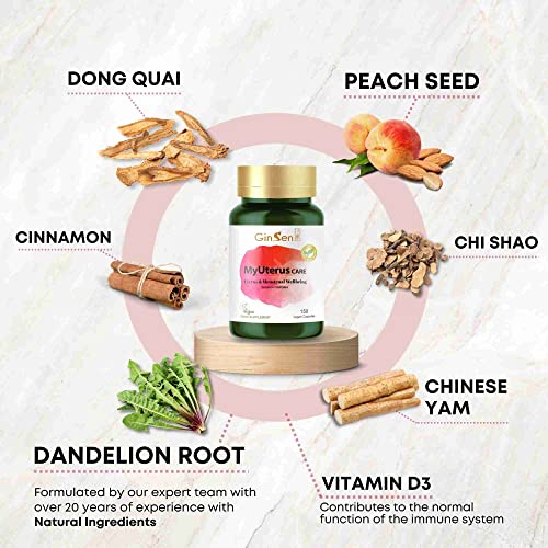 GinSen MyUterus Care for Women’s Warm Uterus, Pregnancy & Menstrual Wellness GinSen Au supplements