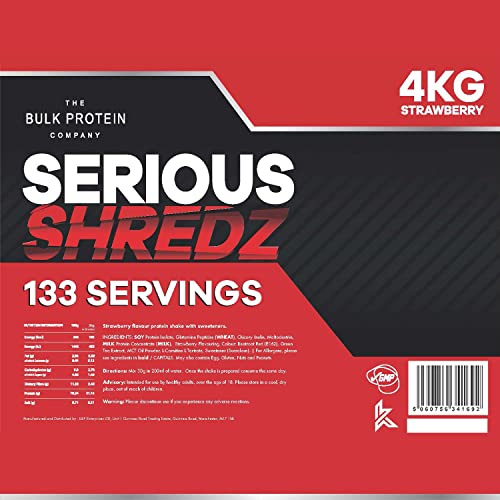 The Bulk Protein Company – Serious Shredz – Diet Whey Protein Powder – Contains L